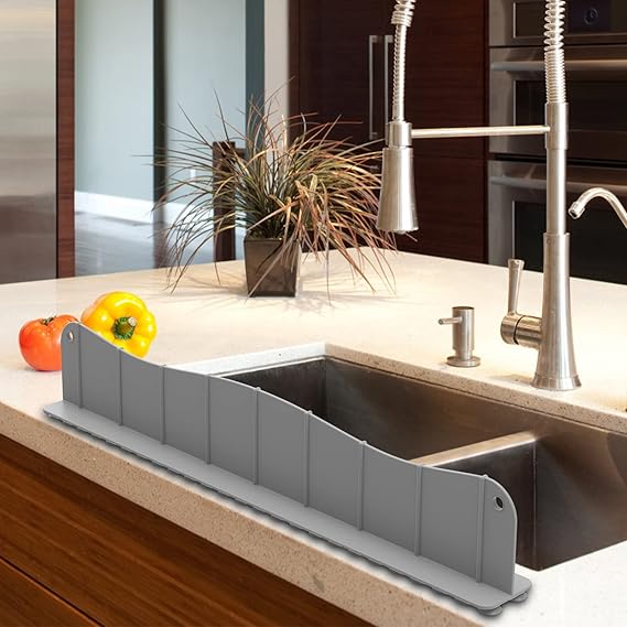 Silicon sink splash guard