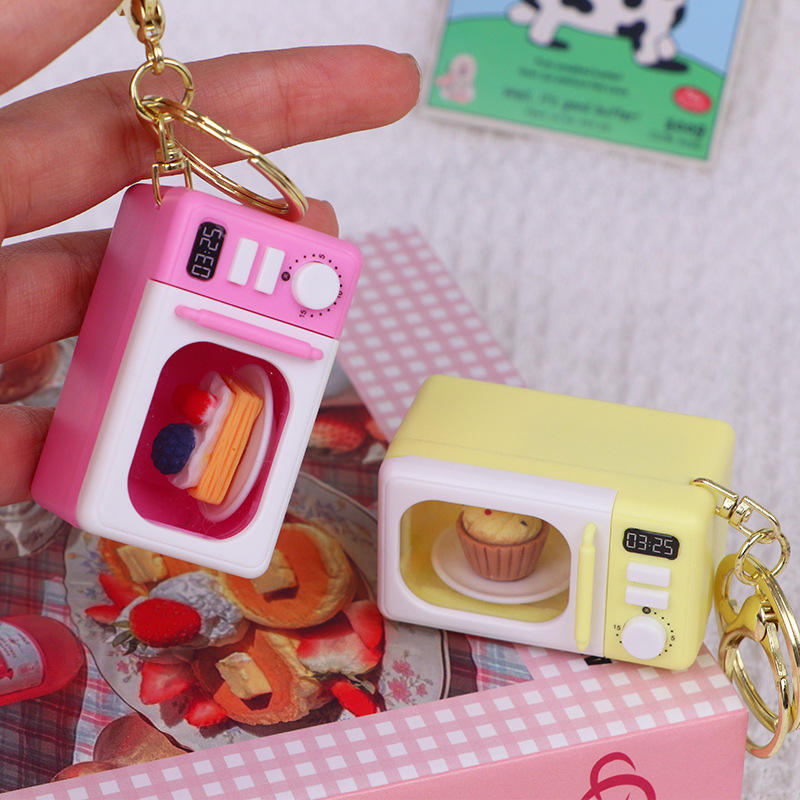 🔥 cute Microwave Keychain