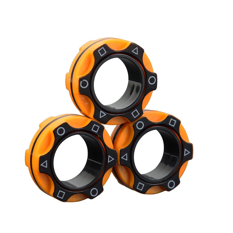 magnetic rings stress relief fidget toy