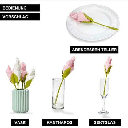 Flower Stem Napkin Holder