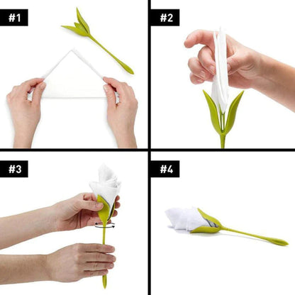 Flower Stem Napkin Holder
