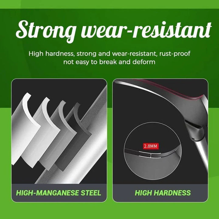 Dual-Edge Steel Sickle Head