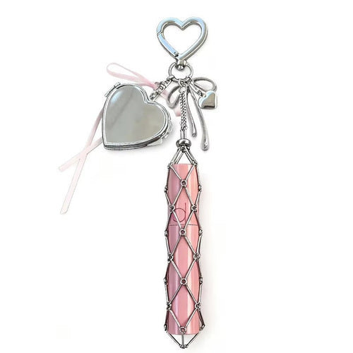 Gen-z cute Lipstick Holder Keychain