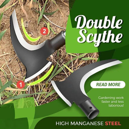 Dual-Edge Steel Sickle Head