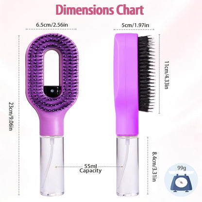 MistGlow 2 in 1 Hair Brush ✨