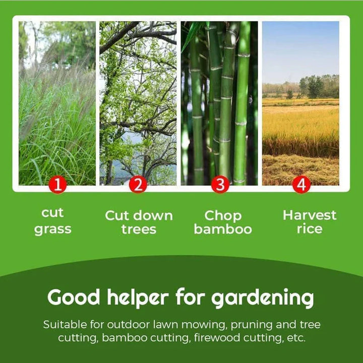 Dual-Edge Steel Sickle Head