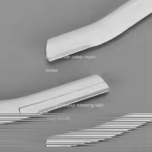 Stainlessteel 2in 1 eraser or scissor