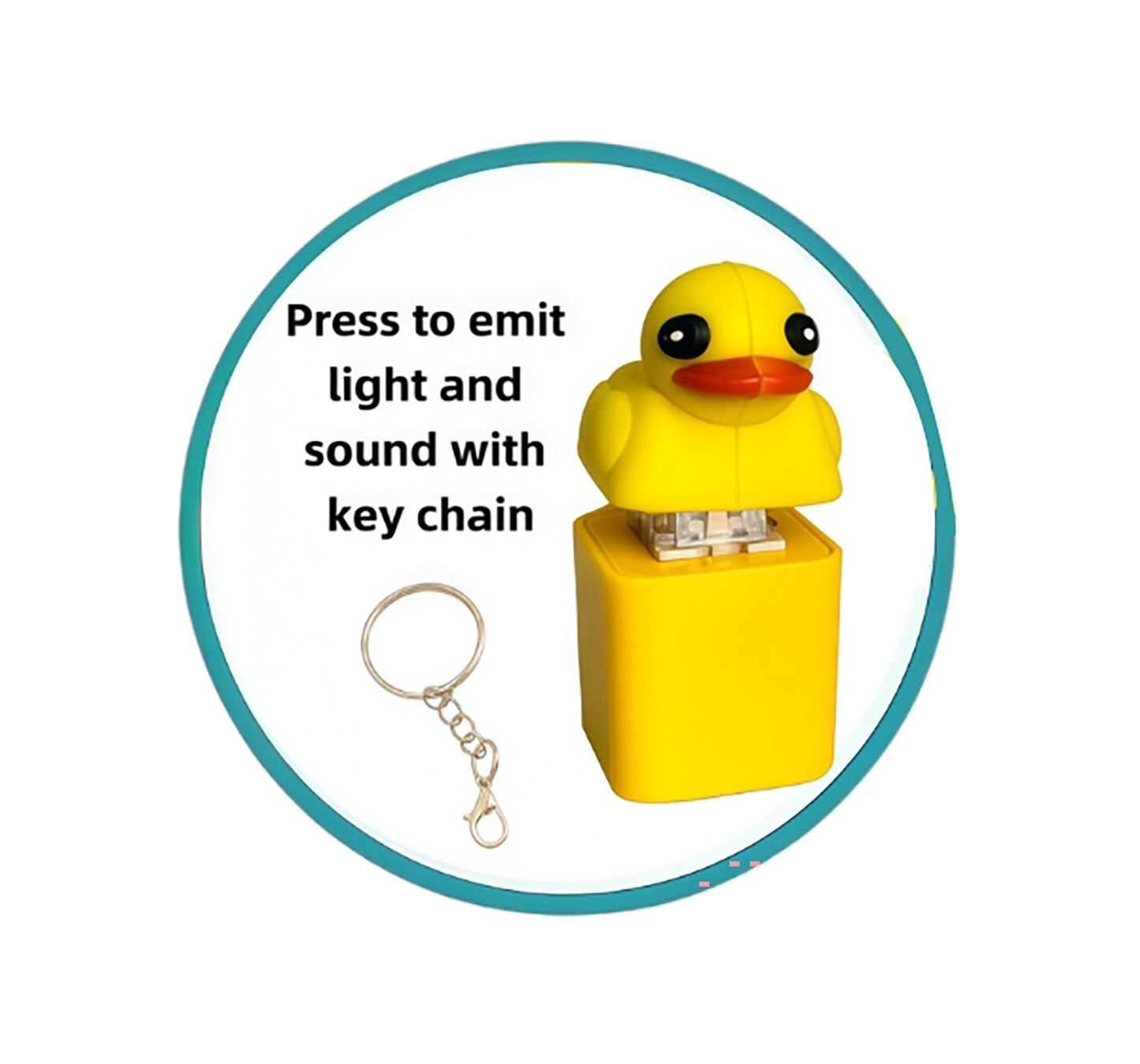 Quacktivity Duck Fidget Keychain