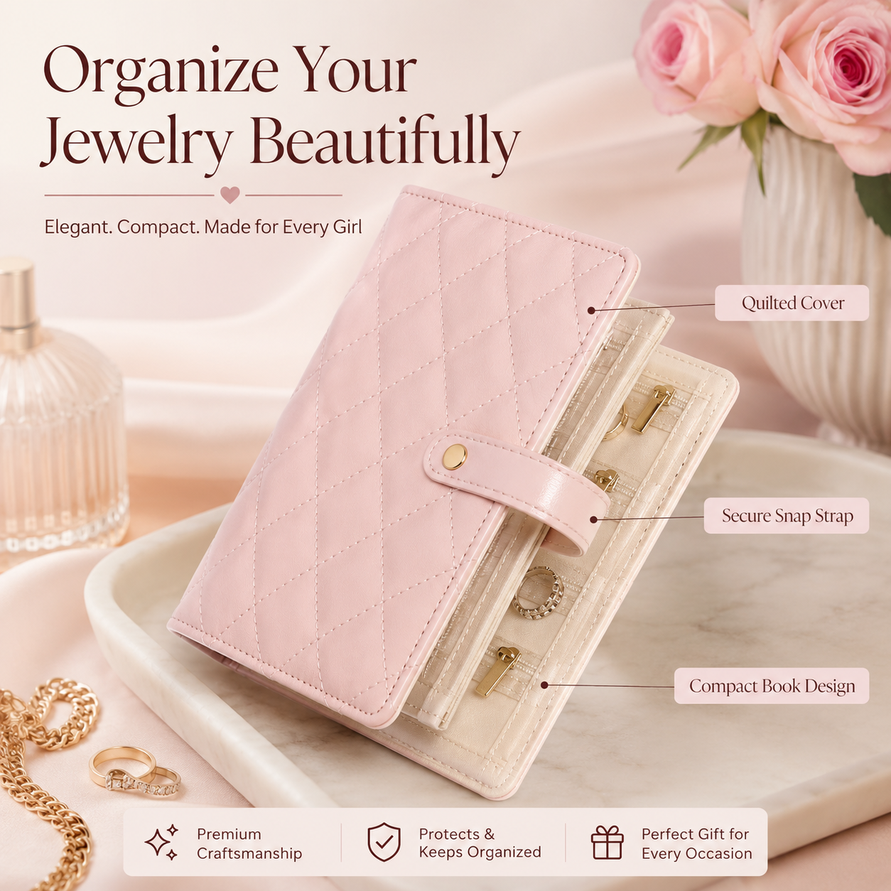 Premium Jewelery Keeper Book