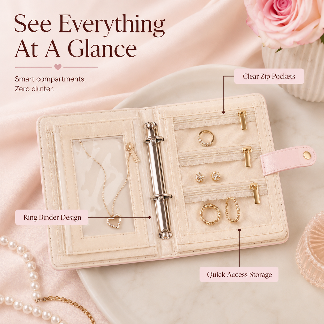 Premium Jewelery Keeper Book