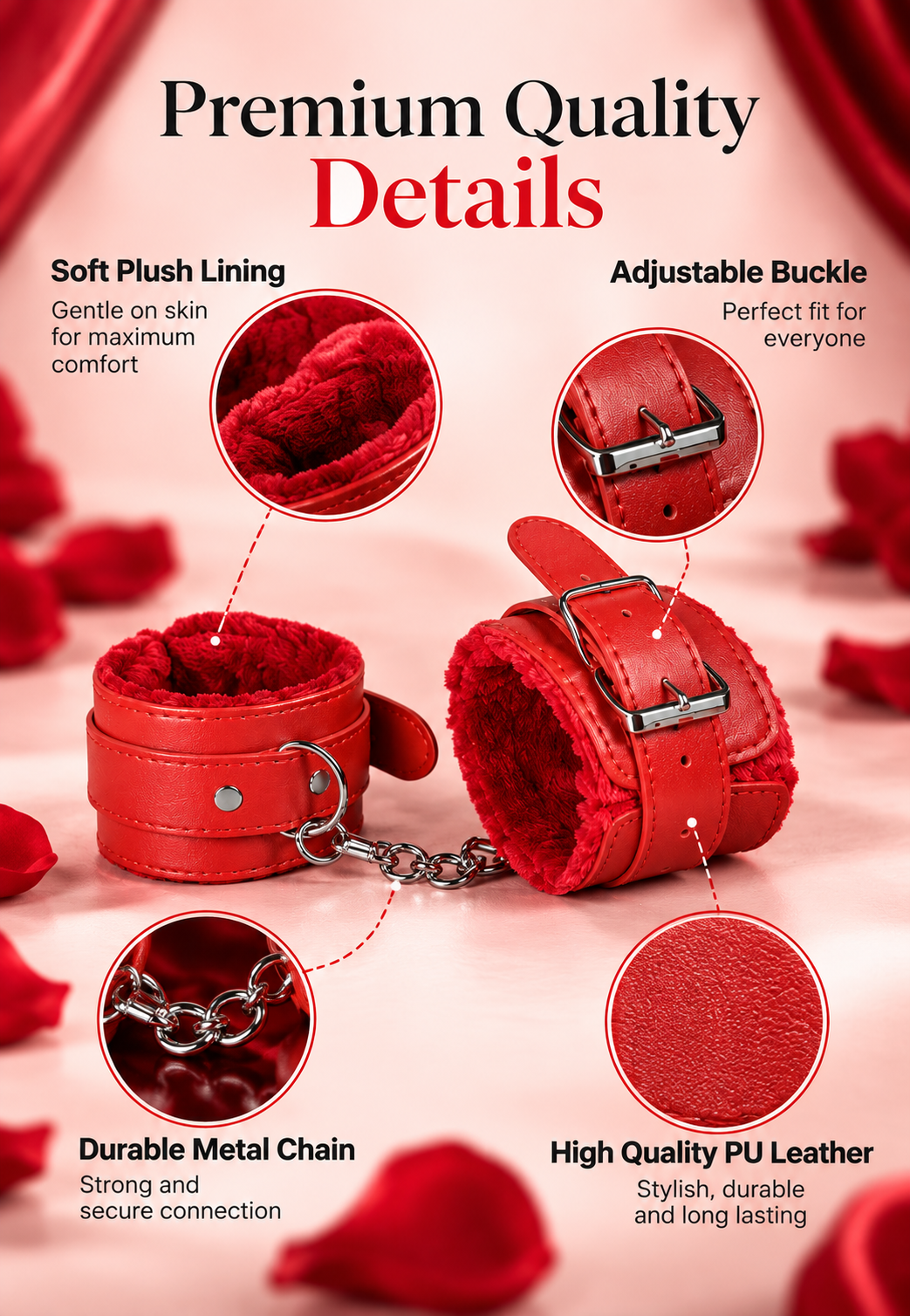 VelvetBond Cuffs — premium, catchy, and suitable