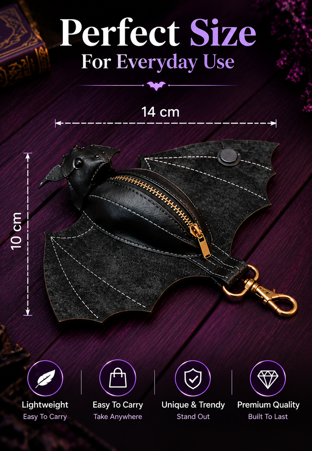 Bat Coin Pouch