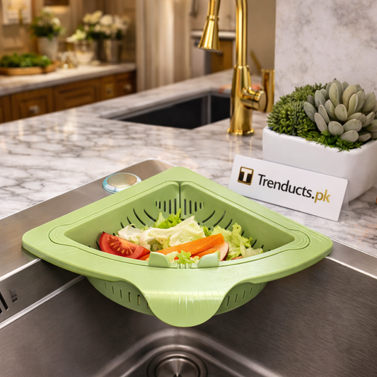 Magnetic Corner Sink Drain Basket Strainexa