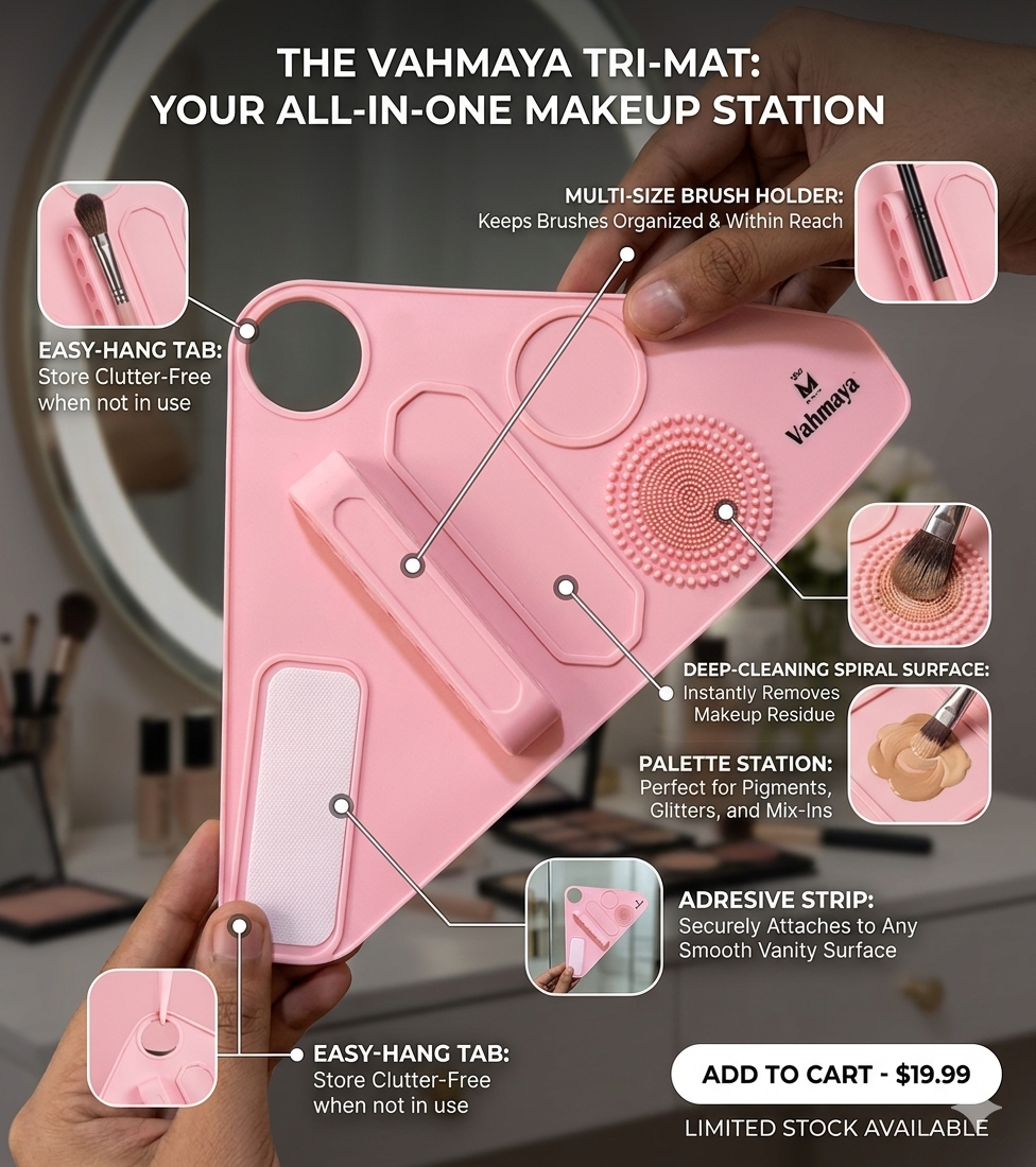 Multifunctional Silicone Makeup Wrist Strap