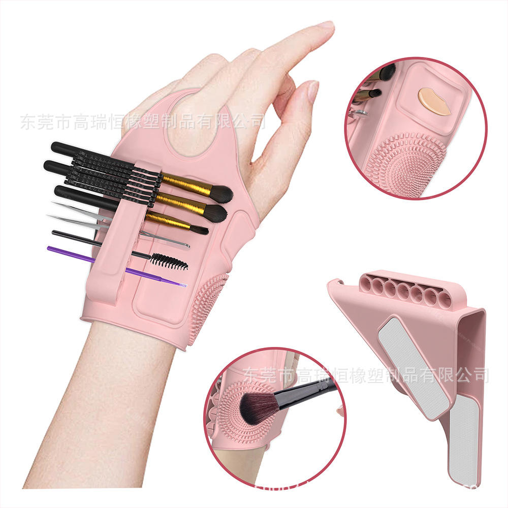 Multifunctional Silicone Makeup Wrist Strap