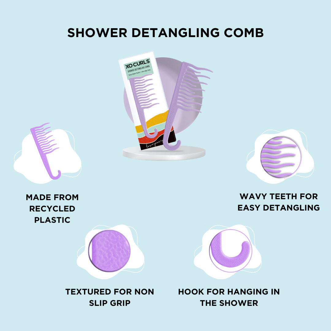 XO Curls Shower Detangling Comb