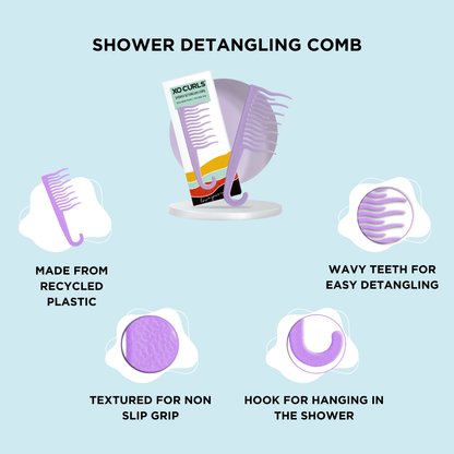 XO Curls Shower Detangling Comb