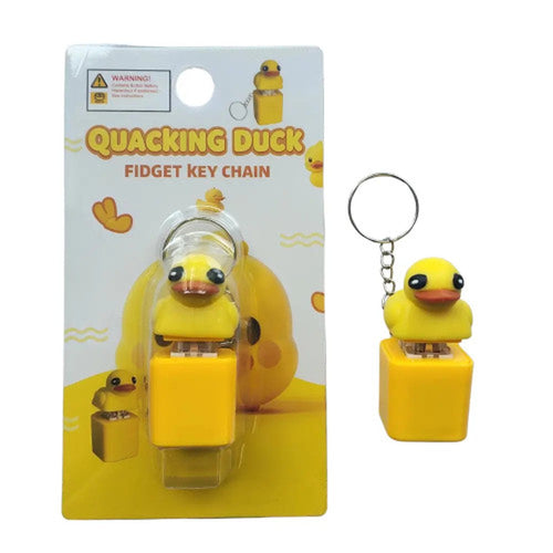Quacktivity Duck Fidget Keychain