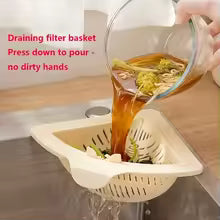 Magnetic Corner Sink Drain Basket Strainexa