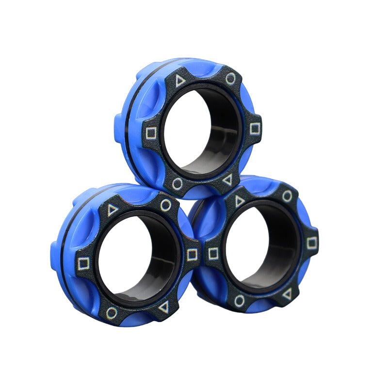magnetic rings stress relief fidget toy