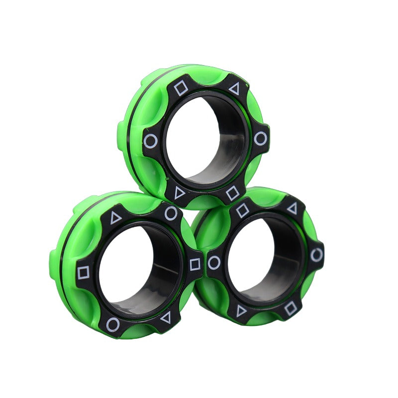 magnetic rings stress relief fidget toy