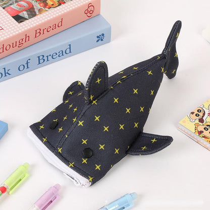Shark shaped pencil case