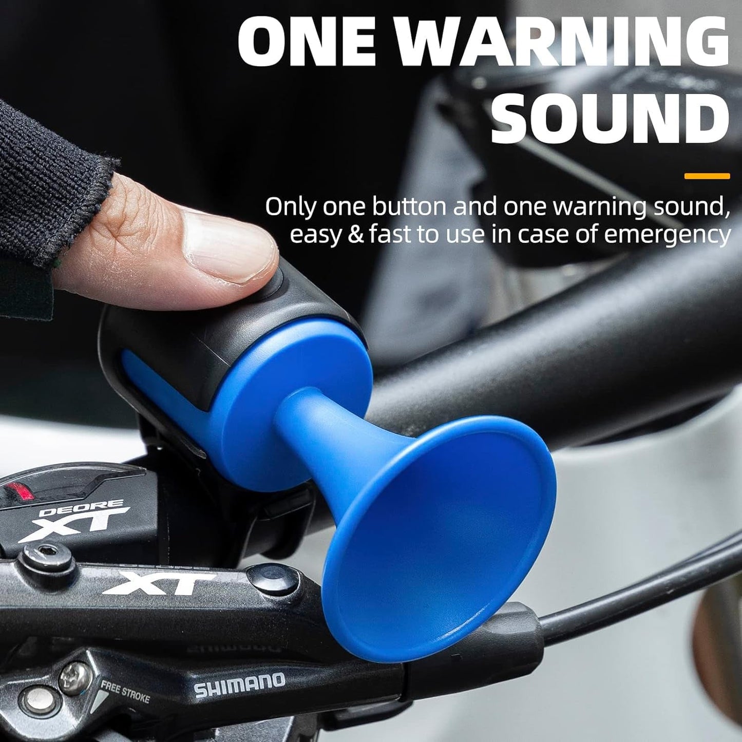 Waterproof bicycle horn