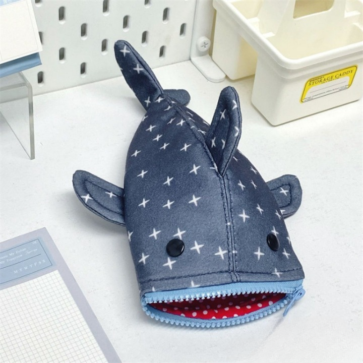 Shark shaped pencil case