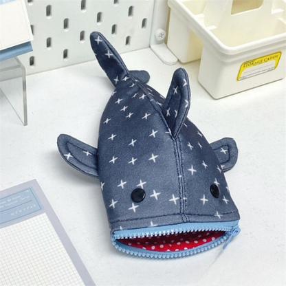 Shark shaped pencil case