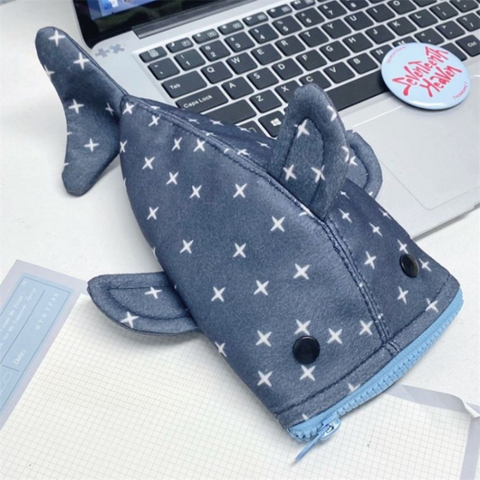 Shark shaped pencil case