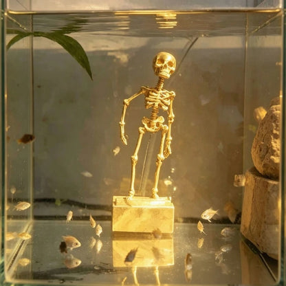 skeleton under water dancer skeleton