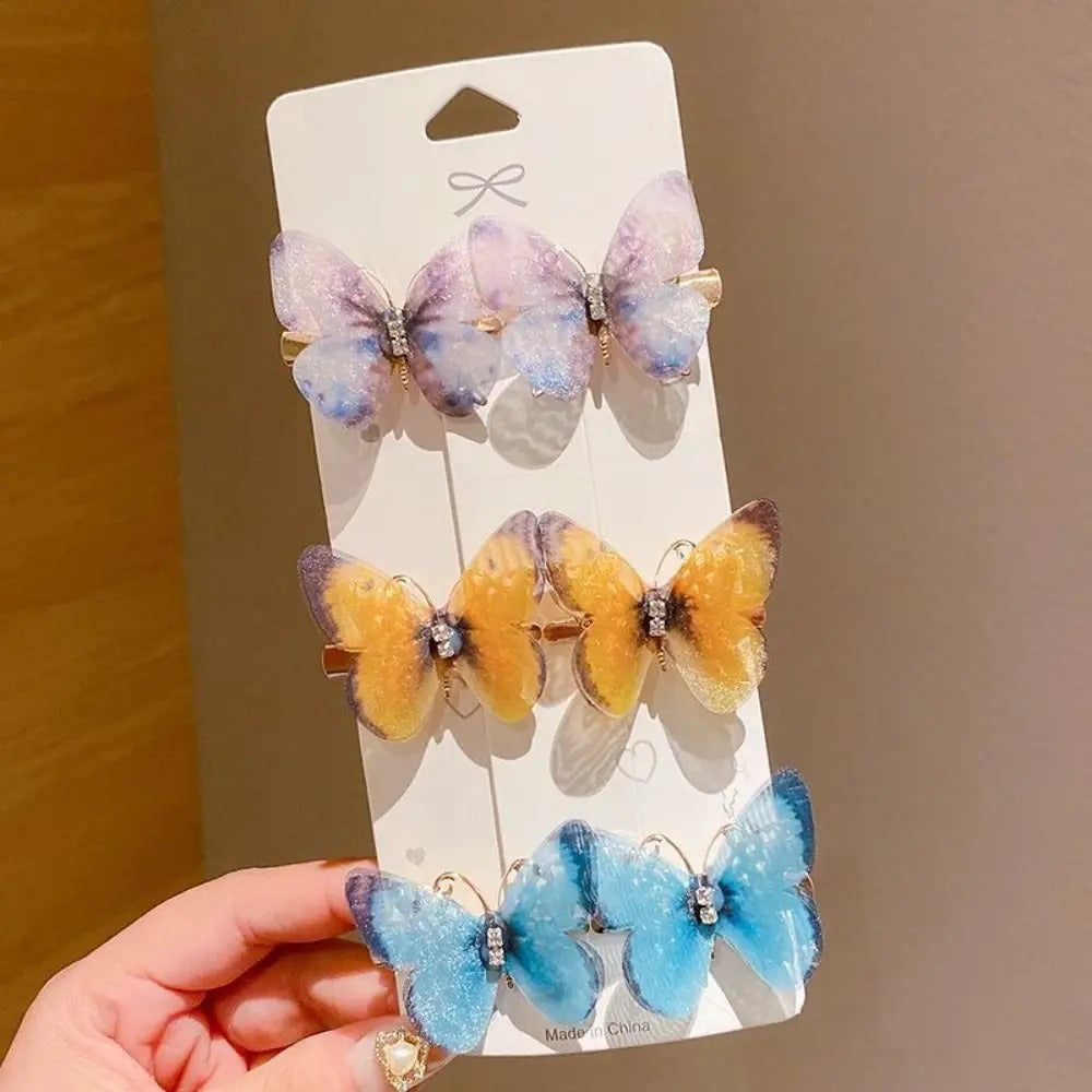 Sweet Wind Butterfly Hair Clips