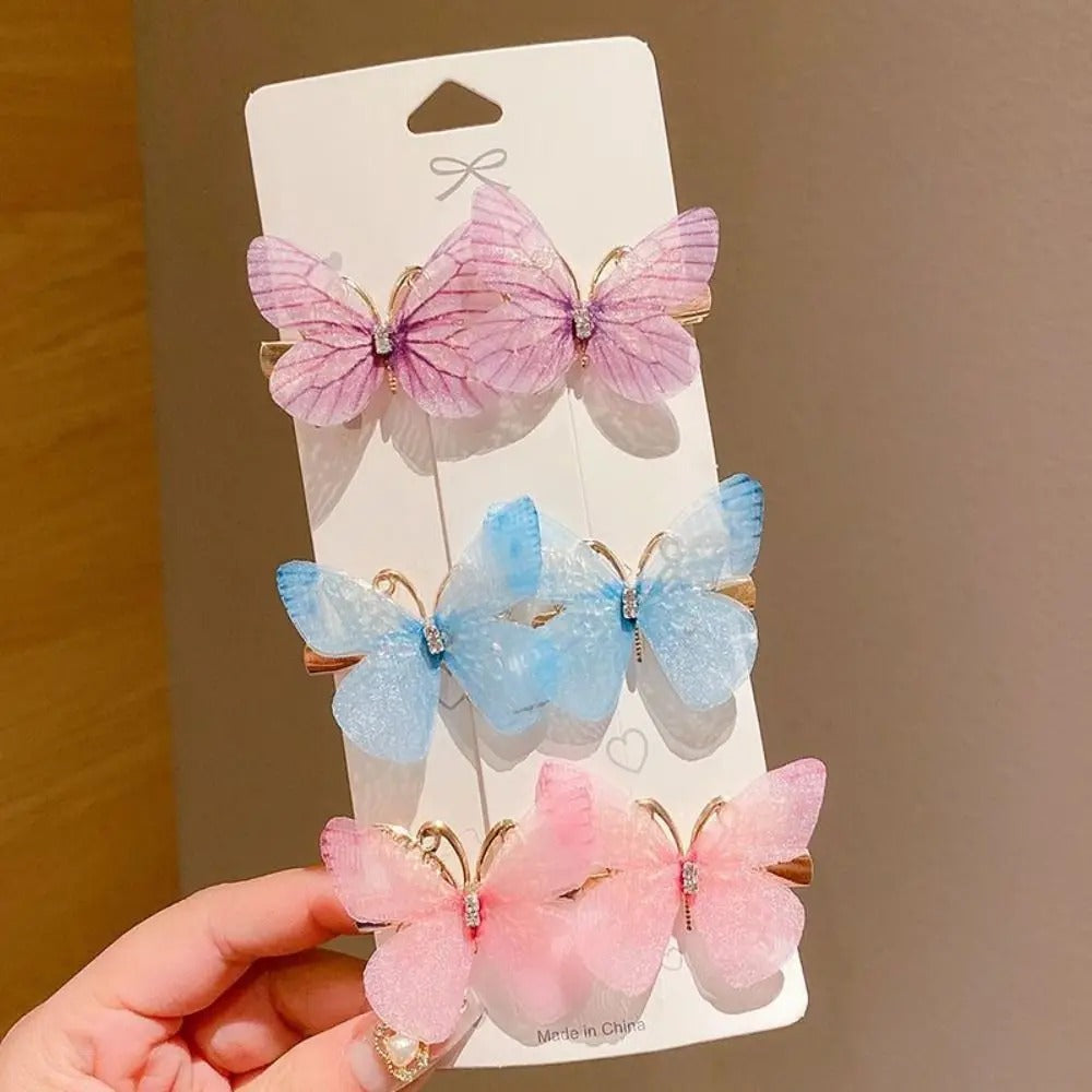 Sweet Wind Butterfly Hair Clips