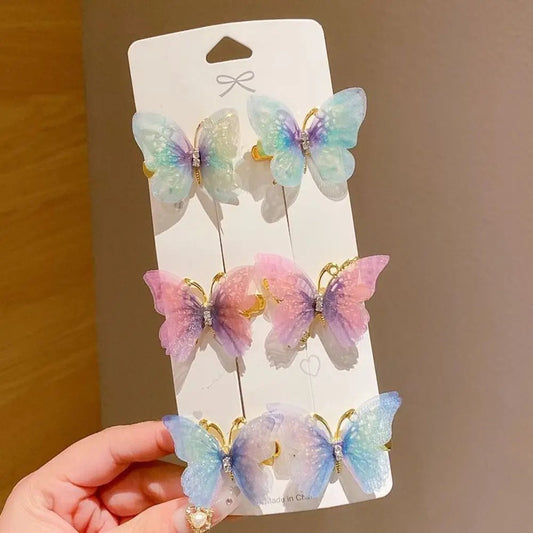 Sweet Wind Butterfly Hair Clips