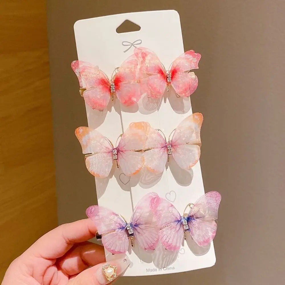Sweet Wind Butterfly Hair Clips