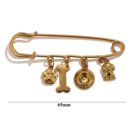 Charmed safety pins