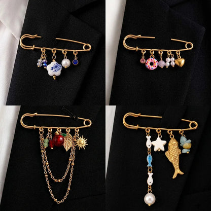 Charmed safety pins
