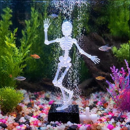 skeleton under water dancer skeleton