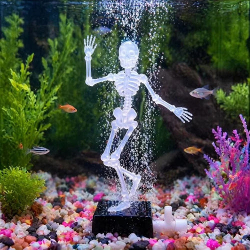 skeleton under water dancer skeleton