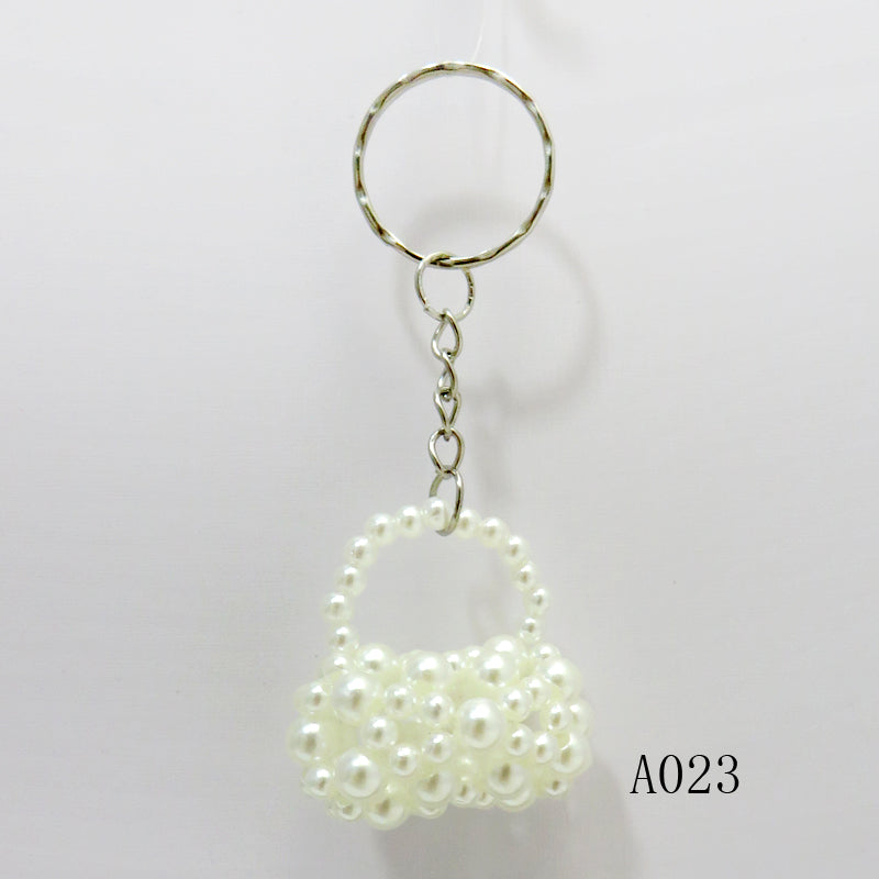 PearlLuxe Mini Bag Charm Keychain 💖