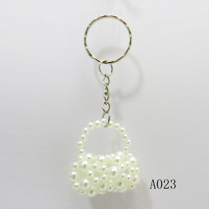 PearlLuxe Mini Bag Charm Keychain 💖