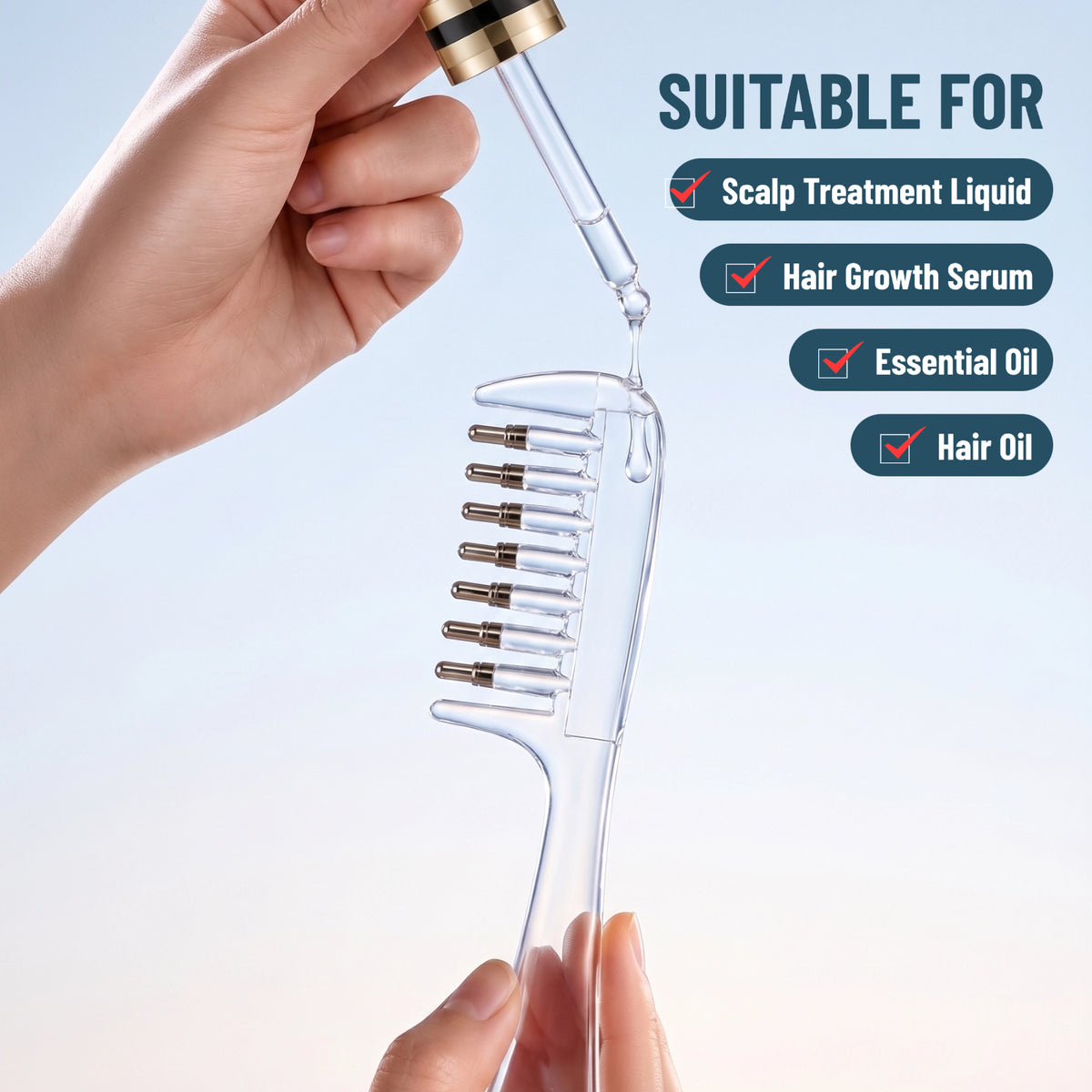 ScalpFlow Oil Applicator Comb