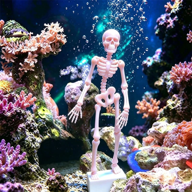 skeleton under water dancer skeleton