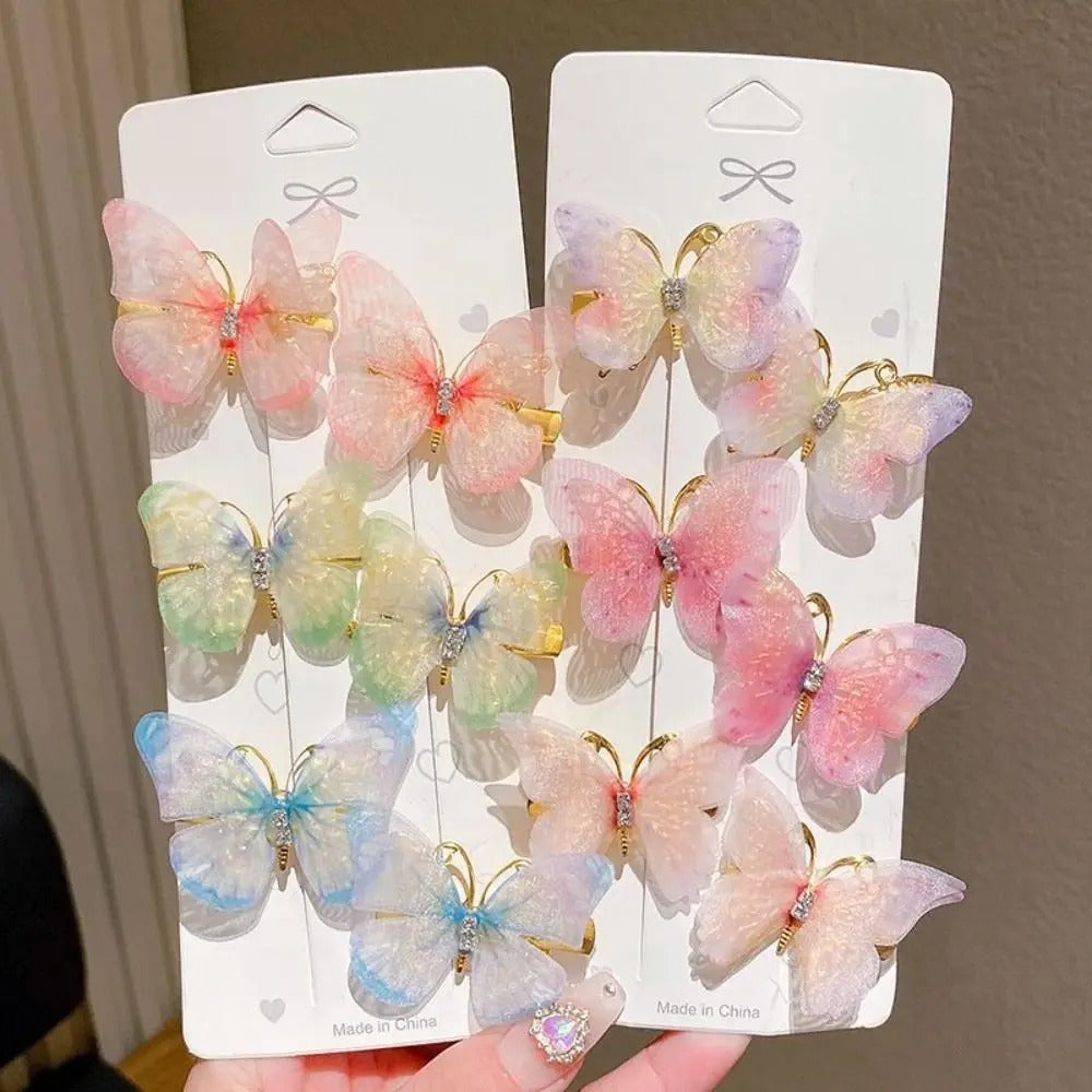 Sweet Wind Butterfly Hair Clips