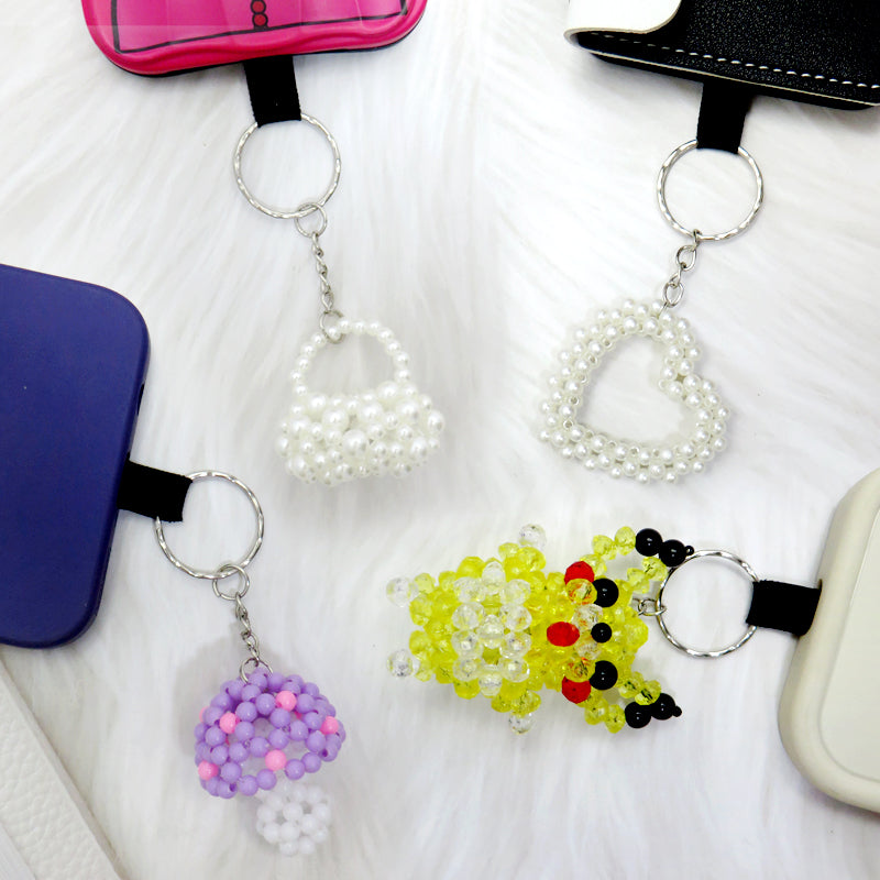 PearlLuxe Mini Bag Charm Keychain 💖