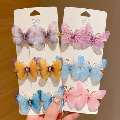 Sweet Wind Butterfly Hair Clips