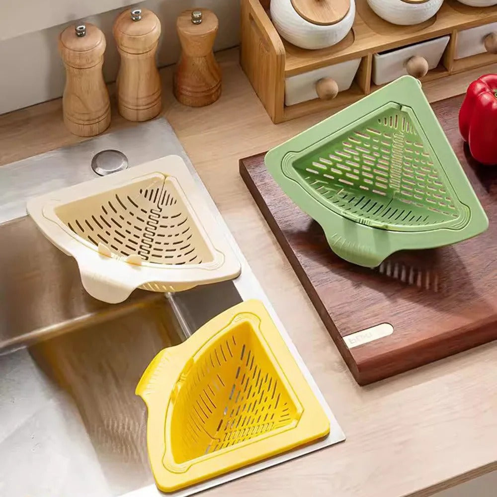 Magnetic Corner Sink Drain Basket Strainexa