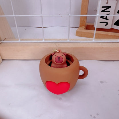Pop heart keychain