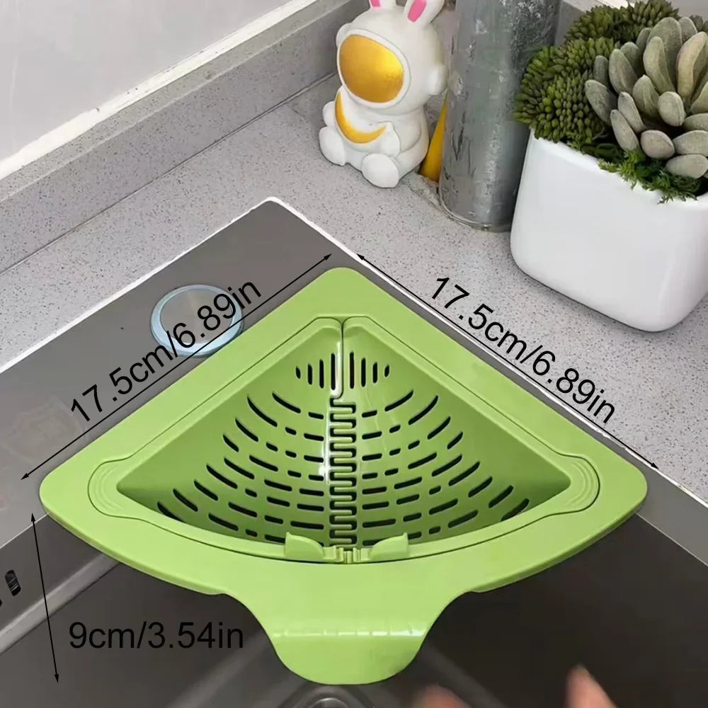 Magnetic Corner Sink Drain Basket Strainexa