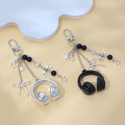 Punk Stars Earphone Keychain